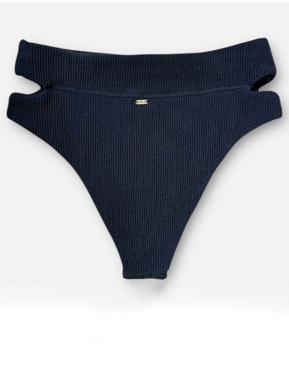 Rip Curl Solid High Waist Cheeky Side Cutout
